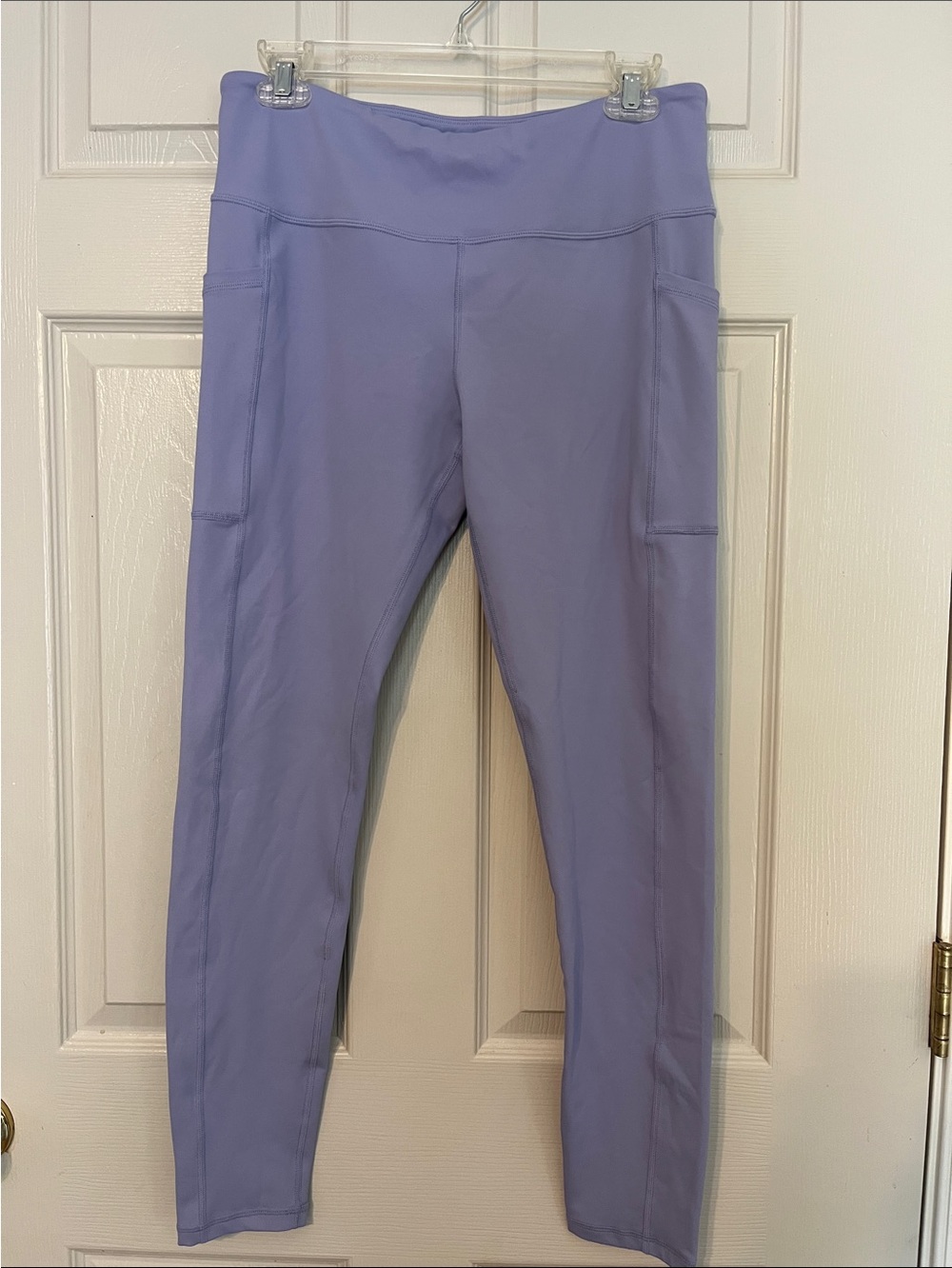 #P3 CVG Constantly Varied Gear Lavender Workout Leggings w/ Side Pocket Large